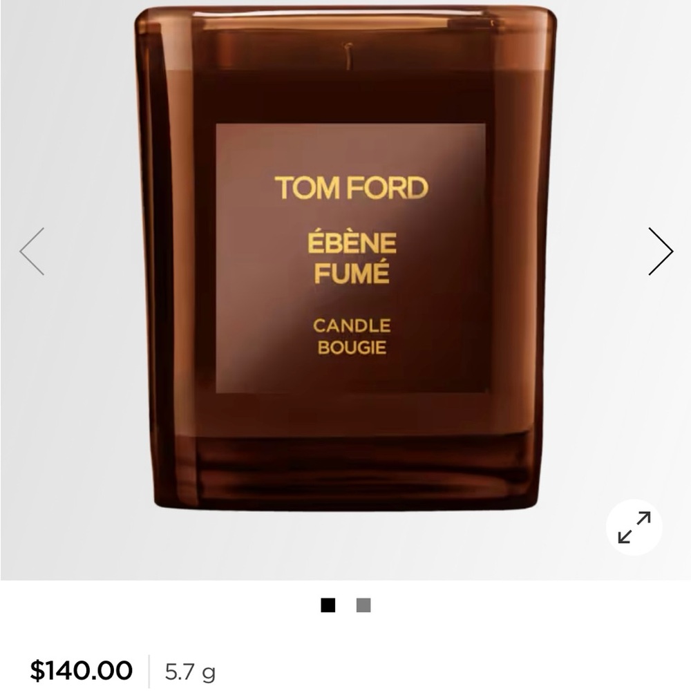 NIB Tom Ford ÉBÈNE FUMÉ CANDLE 5.7cm - Picture 8 of 8